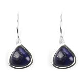 Barse Sterling Silver Lapis Museum Wire Earrings