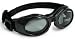 Doggles Originalz Black Frame / Smoke Lens, Choose a size: LARGE