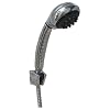Schl�fer  14812502 Brause-Set POLO / Handbrause 8-fach verstellbar / Brauseschlauch 150 cm 1/2" x 1/2" einerseits Konus / Handbrausehalter f�r Wandbefestigung mit Schrauben und D�beln / chrom