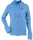 Minnesota Twins Womens Zip Front Hoody Sweatshirt Cooperstown - X-Large
