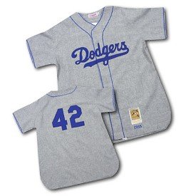Jersey Robinson Dodgers 1955 Road