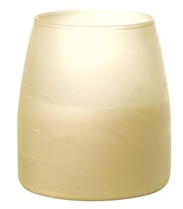 Ivyline S0522608001 Kerzenglas 82 / 90 mm dezenter Kerzenschein 6 Stück Creme