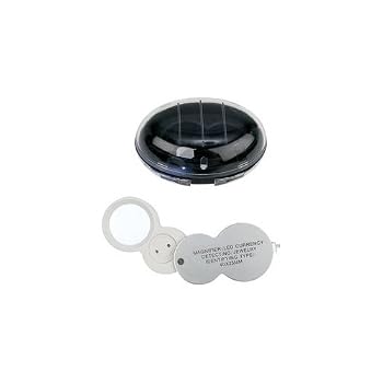 New Magnacraft Jewelers/Diamond Loupe With Uv Led Illuminator 3 Lr1130 Batteries Included