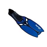 IST Aqueous foot pocket snorkeling fins - Blue