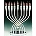 Electric Chanuka Menorah Flickering Bulbs 9 Pack