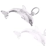 925 Sterling Silver Jewelry, Stylish Jumping Dolphin Charm, Adjustable Fit, Plus Free Special Gift Pouch