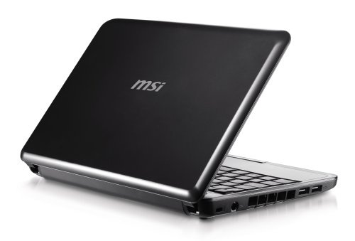 Childrens Toyshop  PC Hardware : MSI Wind 10" Mini Laptop (1.6 GHz Intel Atom Processor, 512 MB RAM, 80 GB Hard Drive, Linux Novell SUSE, 3 Cell Battery) Black