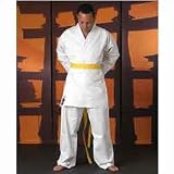 Giko - Student Karate Uniform - Deluxe - Youths (Colour: White or Black ) (Size: 00/120 - 7/200 )
