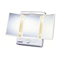 Illumina Collection 3-Panel Lighted Makeup Mirror