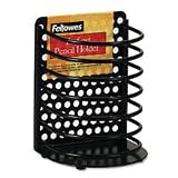 Fellowes(R) Perf-ect Desk Pencil Holder, Black