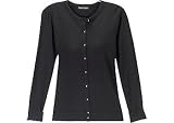Petite Designers Originals Rhinestone Button Cardigan