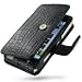 PDair Leather Case for Nokia N8 - Book Type (Black/Crocodile Pattern)