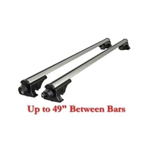 New Aluminum Car Top Roof Rack Cargo Carrier for Kayak Luggage 49W Cross Bars