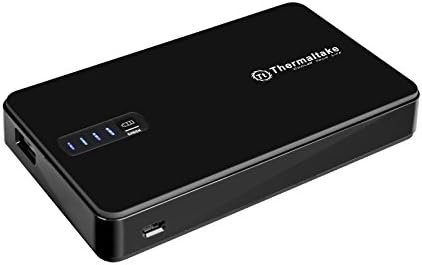 Thermaltake TriP High Capacity 8400mAh Fast Portable Charger External Battery Power Bank - Retail Packaging - Black