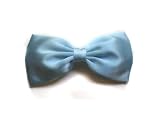 Pale Blue Satin Cinderella Inspired Hair Bow (Alligator Clip)