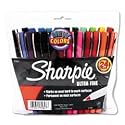 Sharpie Ultra-Fine-Point Permanent Markers, 24-Pack Colored Markers (32893)