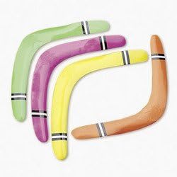 Educational Products - Neon Boomerangs-Assorted Colors (1 dozen) - Bulk [Toy] -