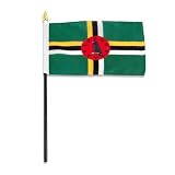 Dominica Flag 4 x 6 inch