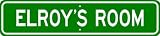 ELROY ROOM SIGN - Personalized Gift Boy or Girl, Aluminum
