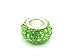 Pandora Chamilia trollbeads compatible sterling silver core Swarovski crystal bead, set with small swarovski crystals , Slide-on and Slide-off crystal silver bead , 14 x 8mm. 5mm silver bead core design and fits most bracelets