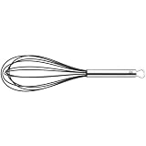 WMF Silicon Whisk 30cm IN 18/10 STAINLESS STEEL-1872666030