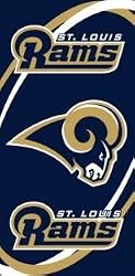 St. Louis Rams Fiber Reactive Pool/Beach/Bath Towel (Team Color)