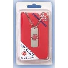 Diabetic - Diabetes Stainless Medical Alert ID Necklace