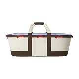 Serena and Lily Sausalito Basket, Chocolate Chambray
