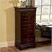 Louis Philippe Marquis Cherry Jewelry Armoire