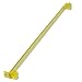Yellow Acrylic Mahjong Pushers 18'' - Set of 4