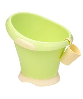 Mebby Cocoon Portable Baby Bath - Cream and Mint