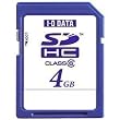 I-O DATA SDHC�������[�J�[�h 4GB �X�s�[�h�N���XClass6 SDH-S4G