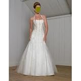 Elegant Empire Line Column Halter Wedding Dress Custom Made 31ir8XDfMPL. SL160 Elegant Empire Line Column Halter Wedding Dress Custom Made