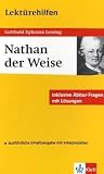 Lekt�rehilfen Nathan der Weise. Ausf�hrliche Inhaltsangabe und Interpretation