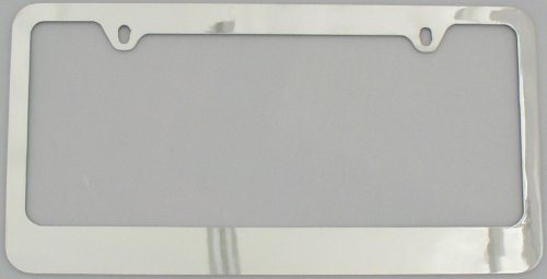 Chrome Billet Metal Automotive License Plate Frame / Holder