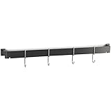 Calphalon 32-Inch Straight Wall Pot Rack with 4 Heavy-Duty Single Hooks