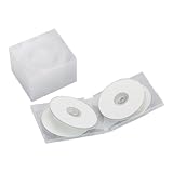 iBUFFALO CD&DVDケース ソフトタイプ クリアホワイト 6枚収納×5枚セット BSCD0365SCWH
