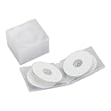 iBUFFALO CD&DVDケース ソフトタイプ クリアホワイト 6枚収納&times;5枚セット BSCD0365SCWH