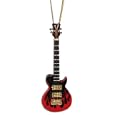 Miniature Red Flame Les Paul Electric Guitar Christmas Ornament 4"