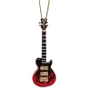 Miniature Red Flame Les Paul Electric Guitar Christmas Ornament 4"