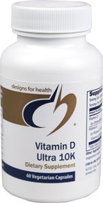 Designs For Health - Vitamin D Ultra 10K 60 vegetarian capsules