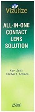 (8 PACK) - Vizulize All In One Contact Lens Solution | 250ml | 8 PACK - SUPER SAVER - SAVE MONEY