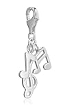 charms VINANI Damen Charm Anhaenger Noten Silber 925 HNO