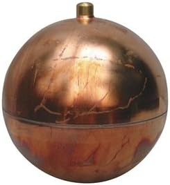 Float Ball, Round, Copper, 4 In