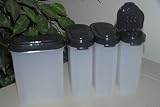 Tupperware Large Spice Containers Set of 4