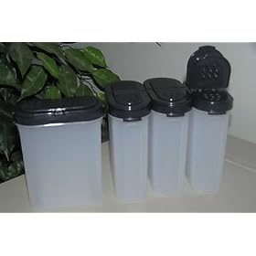 Tupperware Large Spice Containers Set of 4 by Tupperware