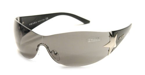 AUTHENTIC PRADA SUNGLASSES SPR 72G BLACK 1BC-1A1 SPR72G