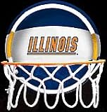 University of Illinois Fighting Illini Neon Basketball Hoop
