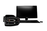 PC Rides Chevy Camaro Professional Series BLACK Intel 4GB DDR II RAM 250 GB Hard Drive SATA Microsoft Windows 7 Home Premium
