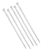 GB Electrical 8-Inch Cable Ties, Natural, 100-Pack #46-308